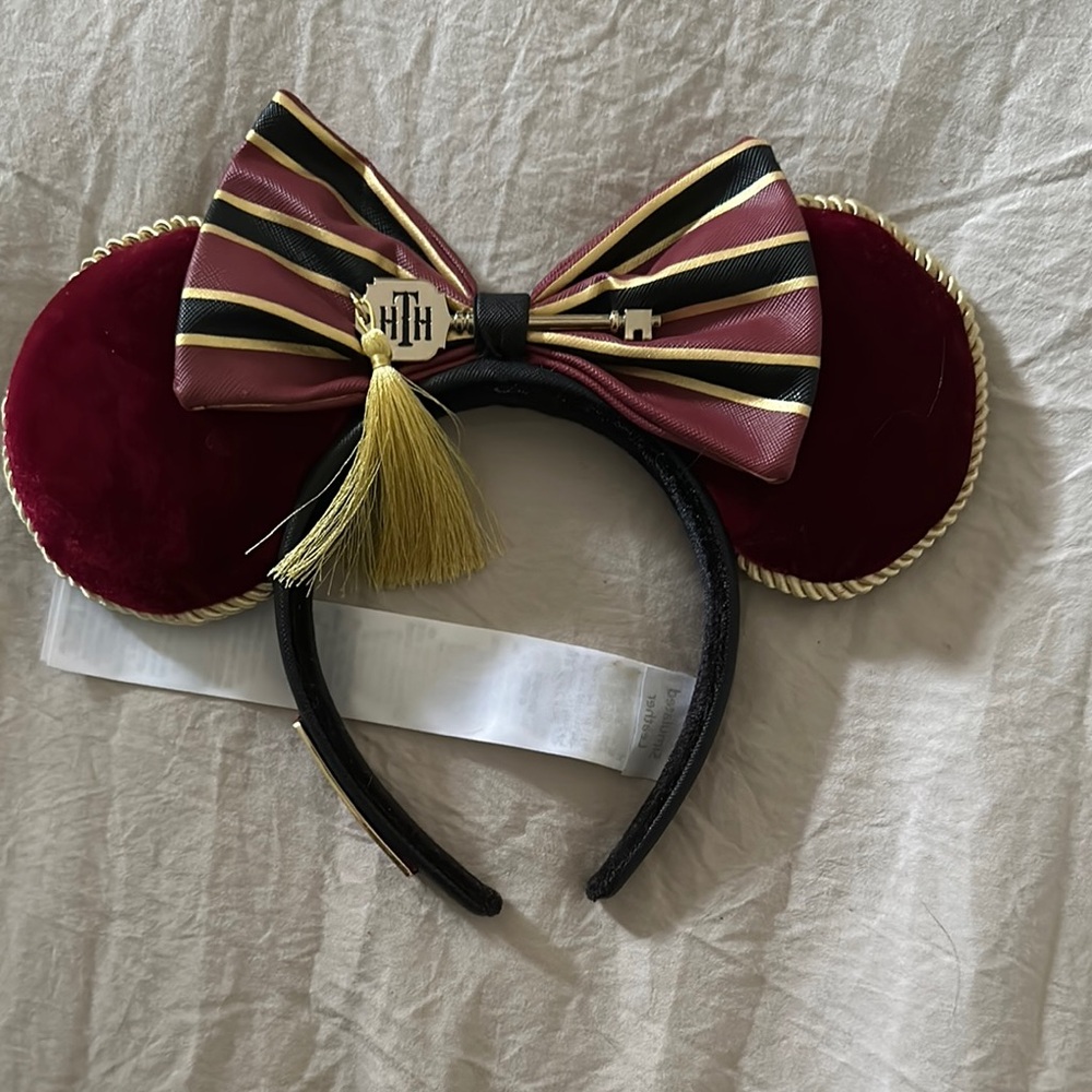 Disney Loungefly Hollywood Tower Hotel HTH Tower Of Terror Minnie Ears Headband